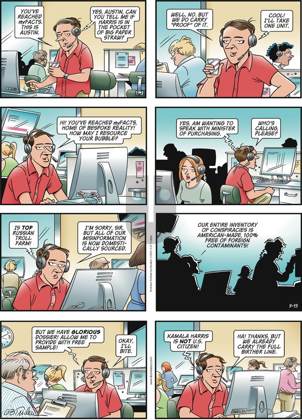 Doonesbury - Sunday September 15, 2024 Comic Strip