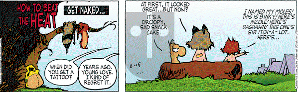 Over the Hedge on Saturday August 15, 2015 Comic Strip