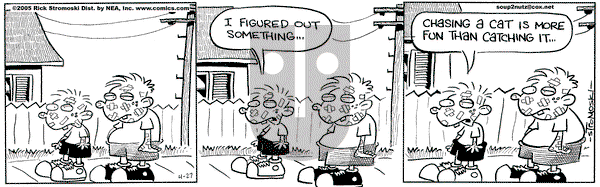 Soup to Nutz - Old on Wednesday April 27, 2005 Comic Strip