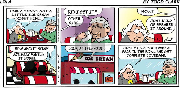 Lola on Sunday February 25, 2018 Comic Strip