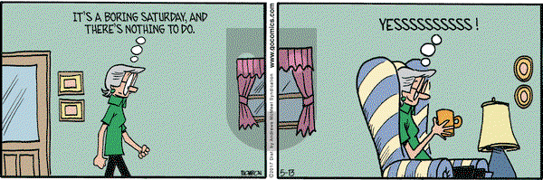 Grand Avenue on Saturday May 13, 2017 Comic Strip