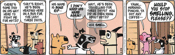 Pooch Cafe on Friday April 24, 2015 Comic Strip
