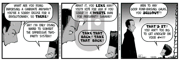 The Boondocks on Wednesday October 25, 2000 Comic Strip