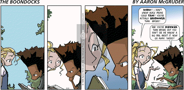 The Boondocks on Sunday January 5, 2014 Comic Strip
