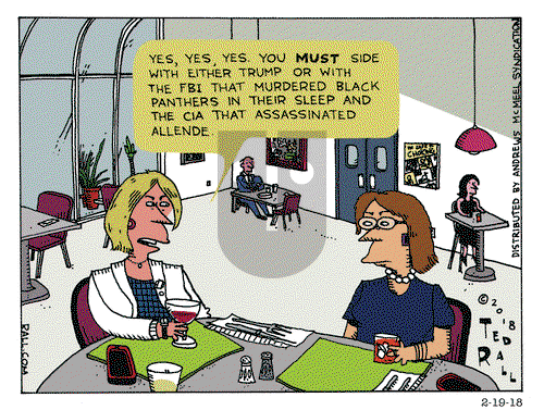 Ted Rall on Monday February 19, 2018 Comic Strip