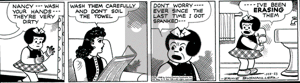 Nancy - Monday February 23, 1948 Comic Strip