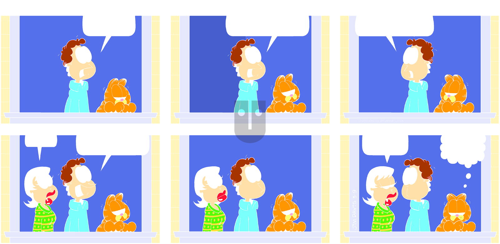 Garfield on Sunday March 9, 2014 Comic Strip