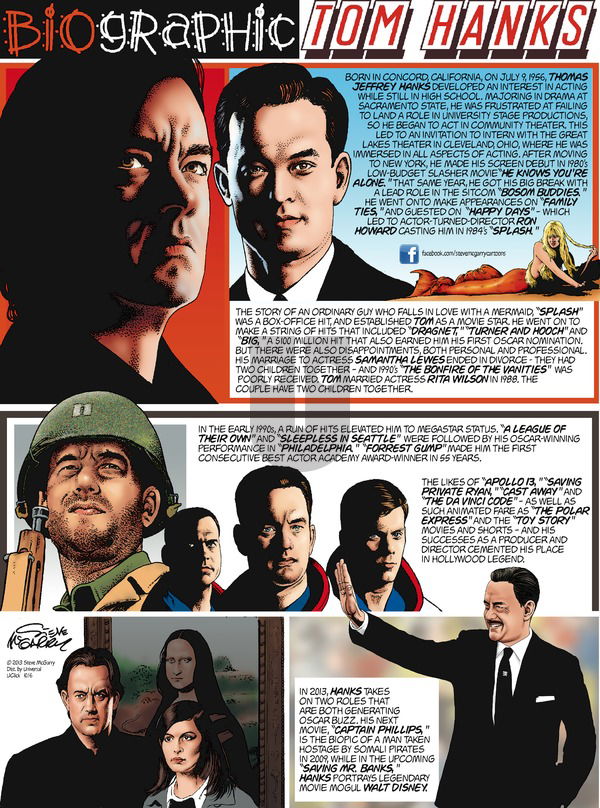 Biographic on Sunday October 6, 2013 Comic Strip
