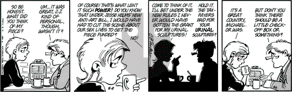 Doonesbury on Tuesday August 8, 1989 Comic Strip