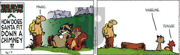 Over the Hedge on Saturday December 7, 2013 Comic Strip