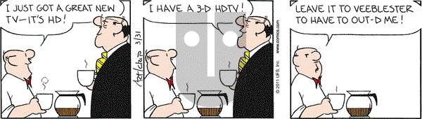 The Born Loser on Thursday March 31, 2011 Comic Strip