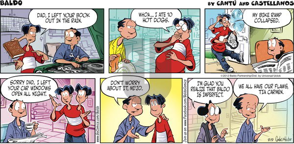 Baldo on Sunday September 9, 2012 Comic Strip