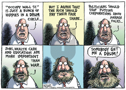 Rob Rogers on Tuesday October 11, 2011 Comic Strip