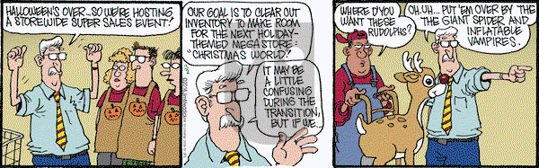 Monty on Wednesday November 2, 2016 Comic Strip