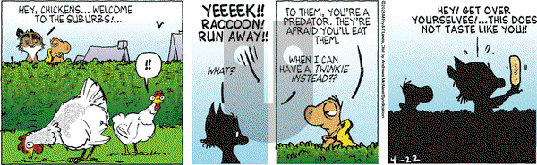 Over the Hedge on Tuesday April 22, 2025 Comic Strip