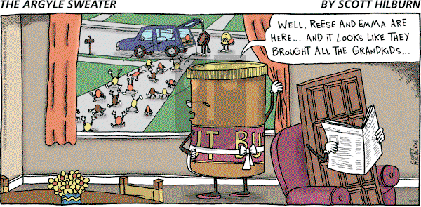 The Argyle Sweater on Sunday October 18, 2009 Comic Strip