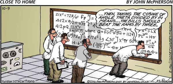 Close to Home - Sunday October 9, 2016 Comic Strip