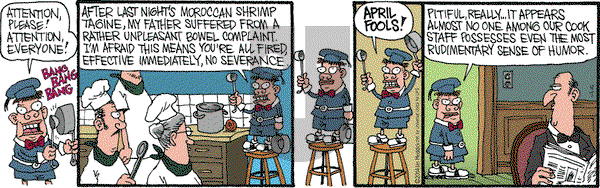 Monty on Tuesday April 1, 2014 Comic Strip