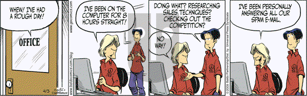 Baldo on Friday April 3, 2009 Comic Strip