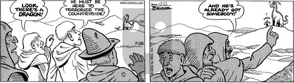 Alley Oop on Friday July 26, 2002 Comic Strip