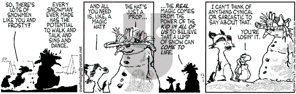 Over the Hedge on Wednesday December 1, 2004 Comic Strip