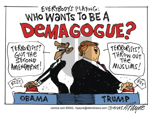 Henry Payne - Sunday December 13, 2015 Comic Strip