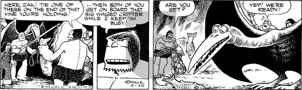 Alley Oop on Thursday May 20, 1976 Comic Strip
