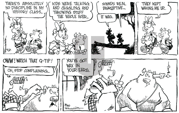 The Grizzwells on Wednesday March 29, 1995 Comic Strip