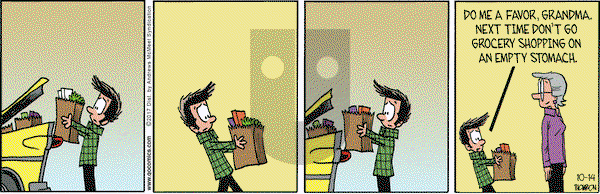 Grand Avenue on Saturday October 14, 2017 Comic Strip