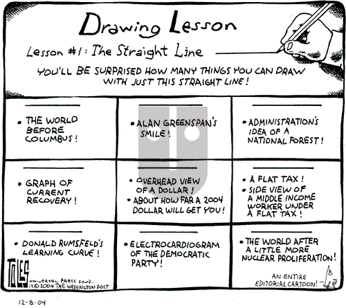 Tom Toles on Wednesday December 8, 2004 Comic Strip