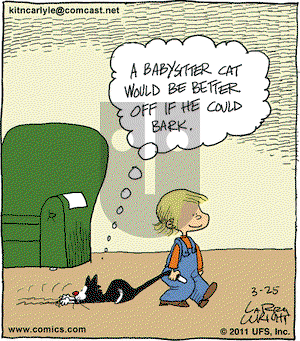 Kit 'N' Carlyle on Friday March 25, 2011 Comic Strip