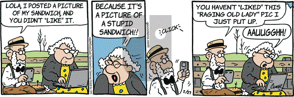 Lola on Thursday February 27, 2014 Comic Strip