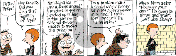 Cul de Sac on Friday May 14, 2010 Comic Strip