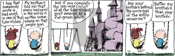 Cul de Sac on Wednesday June 4, 2025 Comic Strip