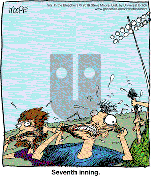 In the Bleachers on Thursday May 5, 2016 Comic Strip
