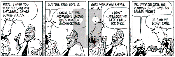 Frazz on Saturday September 15, 2001 Comic Strip