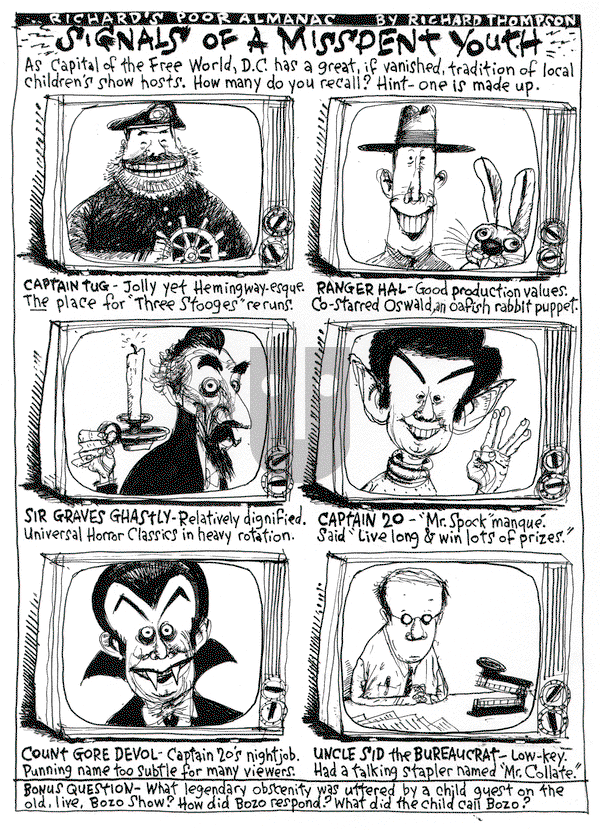 Richard's Poor Almanac on Wednesday July 22, 2015 Comic Strip