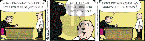The Born Loser on Monday September 21, 2015 Comic Strip