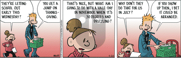 Frazz on Tuesday November 26, 2019 Comic Strip