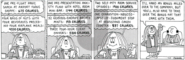 Cathy Classics on Monday July 10, 1995 Comic Strip