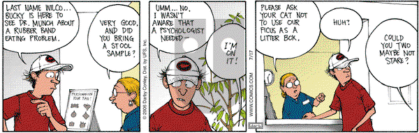 Get Fuzzy on Monday July 17, 2006 Comic Strip