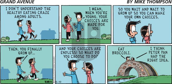 Grand Avenue on Sunday May 19, 2019 Comic Strip
