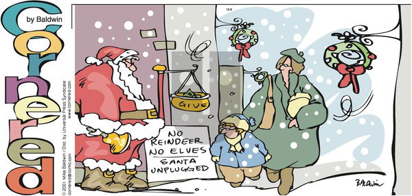 Cornered on Sunday December 9, 2001 Comic Strip