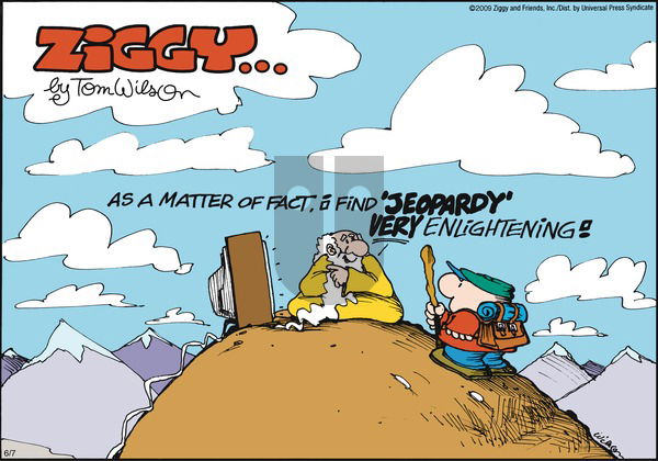 Ziggy on Sunday June 7, 2009 Comic Strip
