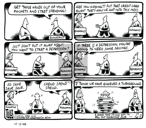 Tom Toles - Monday December 15, 2008 Comic Strip