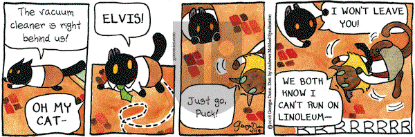 Breaking Cat News on Thursday April 19, 2018 Comic Strip