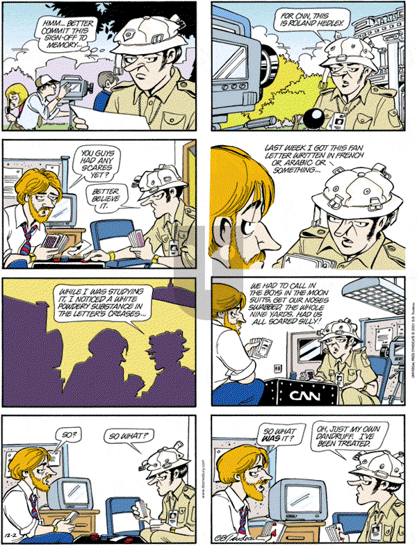 Doonesbury - Sunday December 2, 2001 Comic Strip