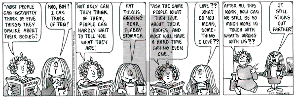 Cathy Classics on Friday January 17, 1997 Comic Strip