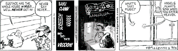 Over the Hedge on Saturday March 21, 1998 Comic Strip