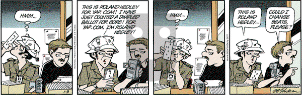 Doonesbury on Wednesday January 3, 2001 Comic Strip